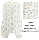 0-5Years Baby Sleeping Bag Sleeveless Sleepware Muslin Cotton Children Sleeping Bag Kid's Sleepsack Baby Sleepwear Clothes-Dog 100-JadeMoghul Inc.