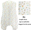 0-5Years Baby Sleeping Bag Sleeveless Sleepware Muslin Cotton Children Sleeping Bag Kid's Sleepsack Baby Sleepwear Clothes-Dog 80-JadeMoghul Inc.