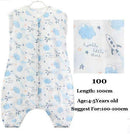 0-5Years Baby Sleeping Bag Sleeveless Sleepware Muslin Cotton Children Sleeping Bag Kid's Sleepsack Baby Sleepwear Clothes-Flower 70-JadeMoghul Inc.