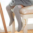 0-8T Newborn Toddler Knee High Socks Baby Girls Bow Sock Leg Warmer 6 Solid Color Toddler Baby Girl Clothes Accessories Sock-Grey-M length 45cm-JadeMoghul Inc.
