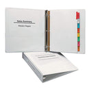 1 1/2IN CAPACITY WHITE VIEW BINDER-Supplies-JadeMoghul Inc.