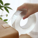 1/2/3/5M Nano Magic Tape Double Sided Tape Transparent No Trace Reusable Waterproof Adhesive Tape Glue Cleanable Home Gekkotape JadeMoghul Inc.