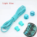 1 Pair 22 Colors Elastic Shoelaces Round Locking No Tie Shoe Laces Kids Adult Quick Lazy Laces Rubber Sneakers Shoelace T1 AExp