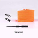 1 Pair Magnetic Shoelaces Elastic No Tie Shoe laces Kids and Adult Flat Sneakers Shoelace Quick Lazy Laces Magnetic Buckle AExp