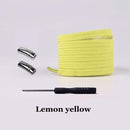 1 Pair Magnetic Shoelaces Elastic No Tie Shoe laces Kids and Adult Flat Sneakers Shoelace Quick Lazy Laces Magnetic Buckle AExp