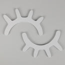 1 Pair Nordic Style Cute Wooden 3D Eyelash Wall Sticker Decor Children Kids Baby Room Background Wall Sticker Home Decoration-Gray-JadeMoghul Inc.