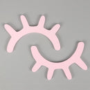 1 Pair Nordic Style Cute Wooden 3D Eyelash Wall Sticker Decor Children Kids Baby Room Background Wall Sticker Home Decoration-Pink-JadeMoghul Inc.