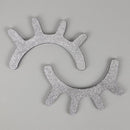 1 Pair Nordic Style Cute Wooden 3D Eyelash Wall Sticker Decor Children Kids Baby Room Background Wall Sticker Home Decoration-Silver-JadeMoghul Inc.