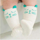 1 Pair Unisex Lovely Cute Cartoon Fox Kids baby Socks Knee Girl Boy Baby Toddler Socks animal infant Soft Cotton socks 0-3 Y-3-18M-JadeMoghul Inc.