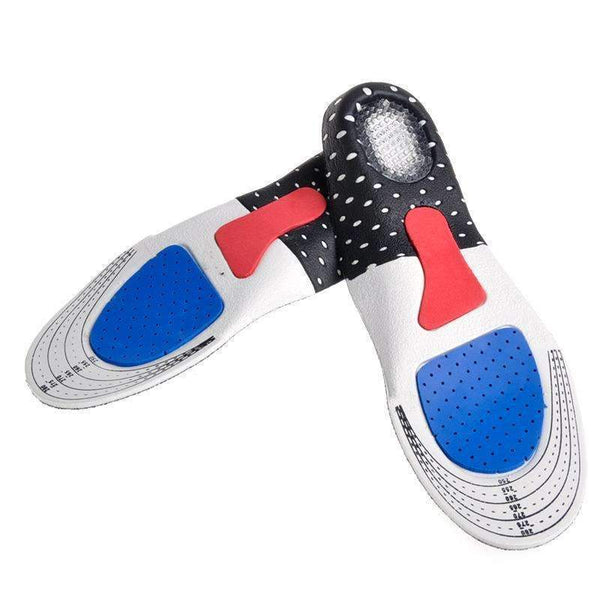 1 Pair Unisex Orthotic Arch Support Sport Shoe Pad Sport Running Gel Insoles Insert Cushion for Men Women foot care-mens Asian Size-JadeMoghul Inc.