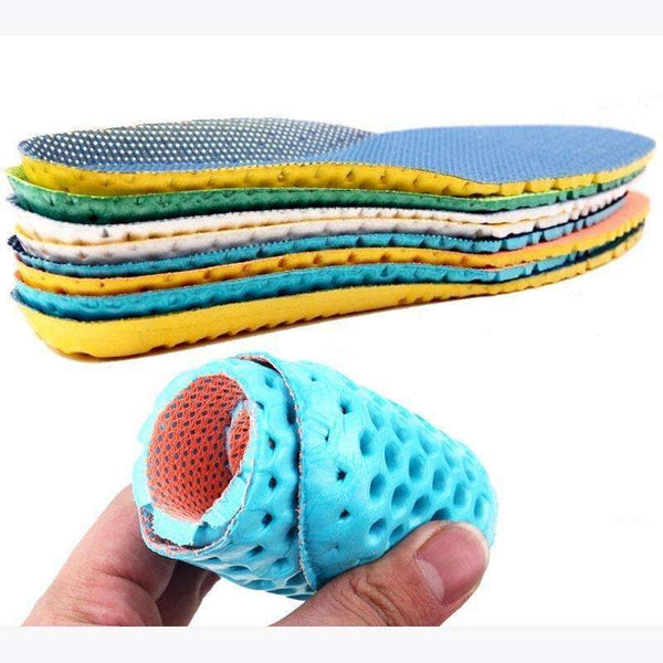 1 pair Unisex Stretch Breathable Deodorant Shoe Soft Relief Pain Running Cushion Insoles Pad Insert 35-40-25cm to 28cm-JadeMoghul Inc.