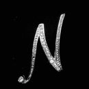 1 PC A To Z 26 Letters Design Brooches Pins English Letter Personality Brooches with Crystal-N-JadeMoghul Inc.