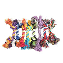 1 pcs Pets dogs pet supplies Pet Dog Puppy Cotton Chew Knot Toy Durable Braided Bone Rope 15CM Funny Tool (Random Color ) AExp