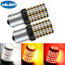 1 Piece 1156 BA15S P21W BAU15S PY21W LED T20 7440 W21W W21/5W 1157 BAY15D led Bulbs 144smd CanBus lamp For Turn Signal Light 12V JadeMoghul Inc.