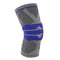 1 Piece Nylon Knee Pad Fitness Support Knee Protect Elastic Silicon Padded Running Knee Pad-Smoky gray-L-JadeMoghul Inc.