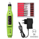 1 Set 6 Bits Nail Art Drill File UV Gel Remove Sanding Buffer Pedicure Electric Machine Drills Professional Nail Art Tools Kit AExp