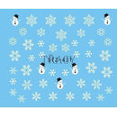 1 Sheet Water Nail Sticker Christmas Design Temporary Tattoos Elk/Snow Flowers/Owl Pattern Transfer Beauty Nail Art TRSTZ429-439-STZ431-JadeMoghul Inc.