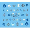 1 Sheet Water Nail Sticker Christmas Design Temporary Tattoos Elk/Snow Flowers/Owl Pattern Transfer Beauty Nail Art TRSTZ429-439-STZ433-JadeMoghul Inc.