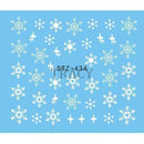 1 Sheet Water Nail Sticker Christmas Design Temporary Tattoos Elk/Snow Flowers/Owl Pattern Transfer Beauty Nail Art TRSTZ429-439-STZ434-JadeMoghul Inc.
