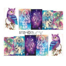 1 Sheet Water Nail Sticker Christmas Design Temporary Tattoos Elk/Snow Flowers/Owl Pattern Transfer Beauty Nail Art TRSTZ429-439-STZ437-JadeMoghul Inc.