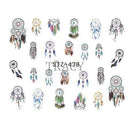 1 Sheet Water Nail Sticker Christmas Design Temporary Tattoos Elk/Snow Flowers/Owl Pattern Transfer Beauty Nail Art TRSTZ429-439-STZ438-JadeMoghul Inc.