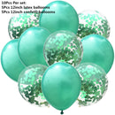 10/14pcs Mixed Metallic Balloons Heart Star Gold Confetti Balloon Birthday Party Decorate Kids Adult Air Balls Wedding Globos