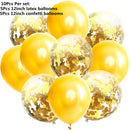 10/14pcs Mixed Metallic Balloons Heart Star Gold Confetti Balloon Birthday Party Decorate Kids Adult Air Balls Wedding Globos