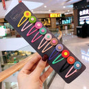 10/15 Pcs/Set Girls Cute Cartoon Animals Fruit 5 cm Hairpins Children Lovely Hair Clips Barrettes Headband Kids Hair Accessories AExp