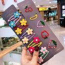 10/15 Pcs/Set Girls Cute Cartoon Animals Fruit 5 cm Hairpins Children Lovely Hair Clips Barrettes Headband Kids Hair Accessories AExp