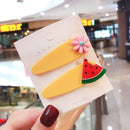 10/15 Pcs/Set Girls Cute Cartoon Animals Fruit 5 cm Hairpins Children Lovely Hair Clips Barrettes Headband Kids Hair Accessories AExp