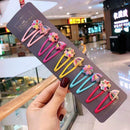 10/15 Pcs/Set Girls Cute Cartoon Animals Fruit 5 cm Hairpins Children Lovely Hair Clips Barrettes Headband Kids Hair Accessories AExp
