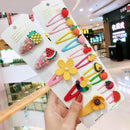10/15 Pcs/Set Girls Cute Cartoon Animals Fruit 5 cm Hairpins Children Lovely Hair Clips Barrettes Headband Kids Hair Accessories AExp