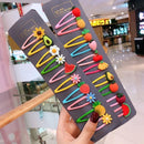 10/15 Pcs/Set Girls Cute Cartoon Animals Fruit 5 cm Hairpins Children Lovely Hair Clips Barrettes Headband Kids Hair Accessories JadeMoghul Inc.