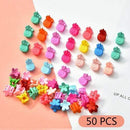 10/20/30/50 Pcs/Bag Cute Girls Women Flower Crown Animals Baby Hair Claws Children Hairpins Hair Clips Kid Hair Accessories Set AExp