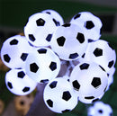 10 LEDs Football String Lights DIY Soccer accessories Atmosphere for Bar Club Party Decoration Fans Supplies World Cup