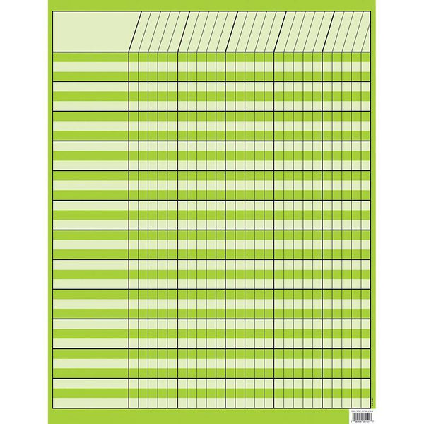 (10 EA) LIME GREEN INCENTIVE CHART-Learning Materials-JadeMoghul Inc.