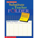 (10 EA) SUBSTITUTE TEACHER FOLDER-Learning Materials-JadeMoghul Inc.