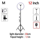 10 inch LED Ring Light Photographic Selfie Ring Light with tripod for Smartphone Youtube Makeup Video Studio Tripod aro de luz AExp