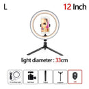10 inch LED Ring Light Photographic Selfie Ring Light with tripod for Smartphone Youtube Makeup Video Studio Tripod aro de luz AExp