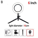 10 inch LED Ring Light Photographic Selfie Ring Light with tripod for Smartphone Youtube Makeup Video Studio Tripod aro de luz AExp