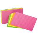 (10 Pk) Oxford Glow Index Cards 4X6-Supplies-JadeMoghul Inc.