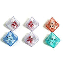 10 SIDED DOUBLE DICE SET OF 6-Toys & Games-JadeMoghul Inc.