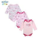 100% Cotton Baby Bodysuit 3pieces/lot Autumn Newborn Cotton Body Baby Long Sleeve Underwear Next Infant Boy Girl Pajamas Clothes-HZCP16301P-3M-JadeMoghul Inc.