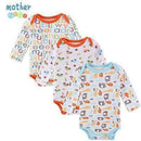 100% Cotton Baby Bodysuit 3pieces/lot Autumn Newborn Cotton Body Baby Long Sleeve Underwear Next Infant Boy Girl Pajamas Clothes-XTCP16301B-3M-JadeMoghul Inc.