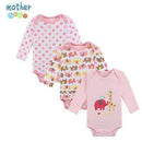 100% Cotton Baby Bodysuit 3pieces/lot Autumn Newborn Cotton Body Baby Long Sleeve Underwear Next Infant Boy Girl Pajamas Clothes-XTCP16303P-3M-JadeMoghul Inc.