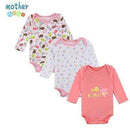 100% Cotton Baby Bodysuit 3pieces/lot Autumn Newborn Cotton Body Baby Long Sleeve Underwear Next Infant Boy Girl Pajamas Clothes-XTCP16305P-3M-JadeMoghul Inc.