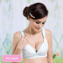 100% Cotton Front Open Women Nursing Bra-blue apple-B-34-JadeMoghul Inc.