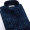 100% Cotton Men Plaid Long-Sleeved Casual Shirt / Flannel Slim Fit Shirt-DTF03-S-JadeMoghul Inc.