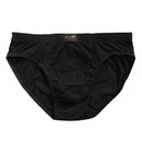 100% Cotton Mens Briefs XXXL Plus Size Men Underwear Panties XL/XXL/XXXL/4XL/5XL / Men's Breathable Panties-black-XL-JadeMoghul Inc.