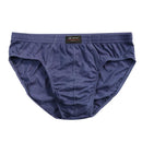 100% Cotton Mens Briefs XXXL Plus Size Men Underwear Panties XL/XXL/XXXL/4XL/5XL / Men's Breathable Panties-deep blue-XL-JadeMoghul Inc.